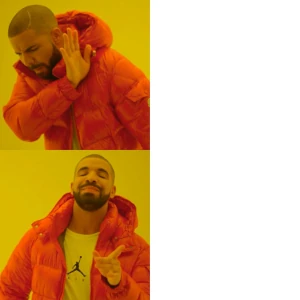 Drake meme template